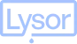 Logo Lysor, sistema professionale per il trattamento idrico